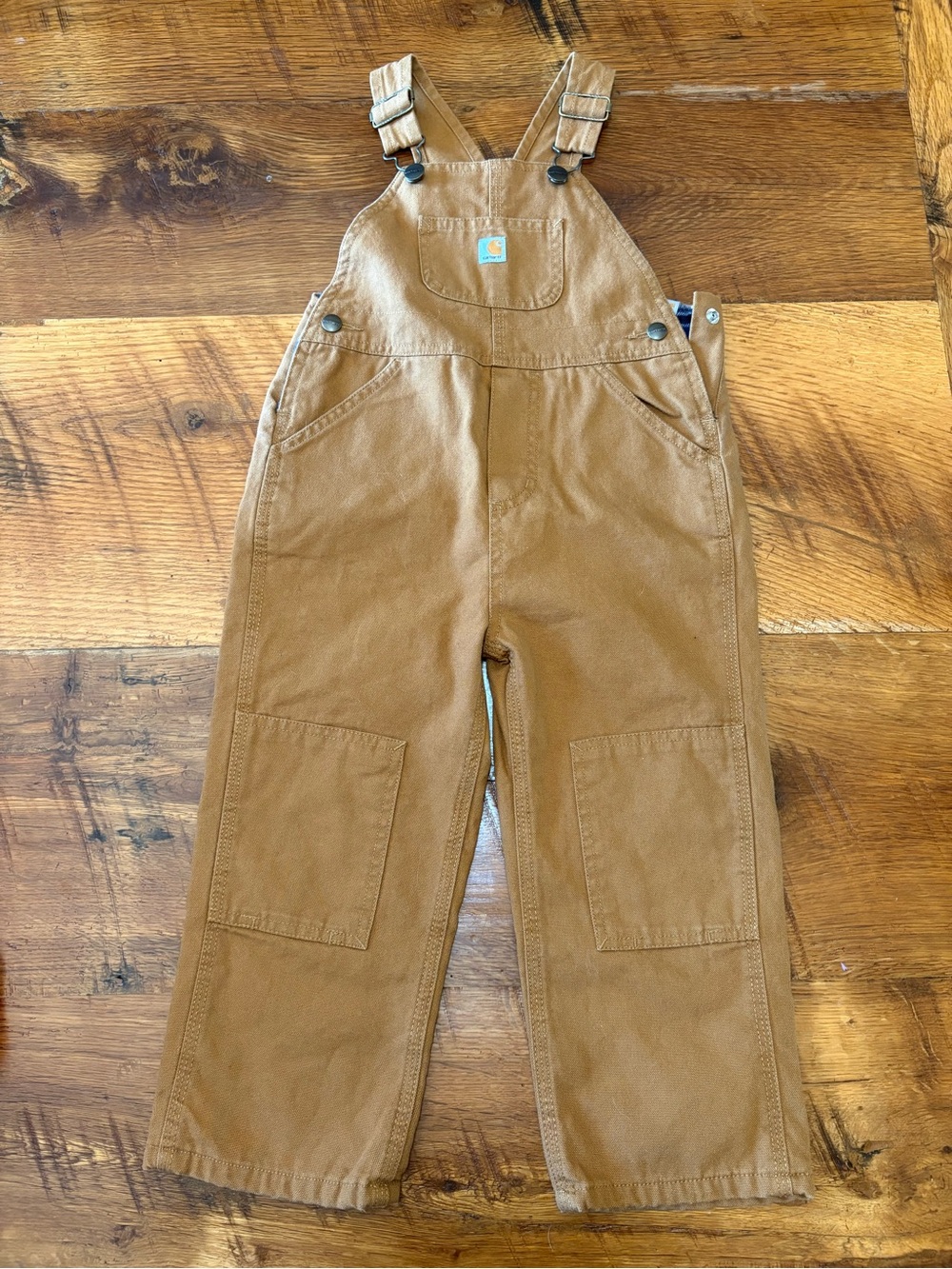 Kids lined Carhartt bib overalls size 3T